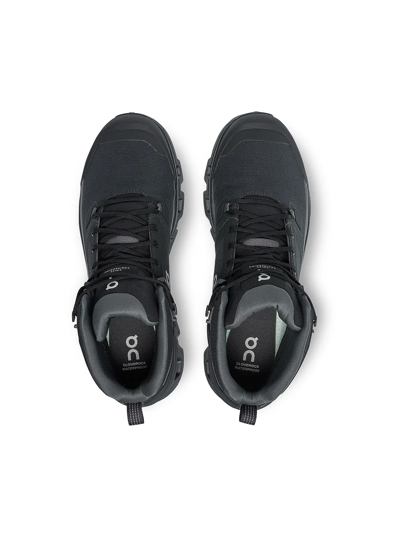ON | Herren Wanderschuhe Cloudrock 2 Waterproof BLACK/ECLIPSE | schwarz