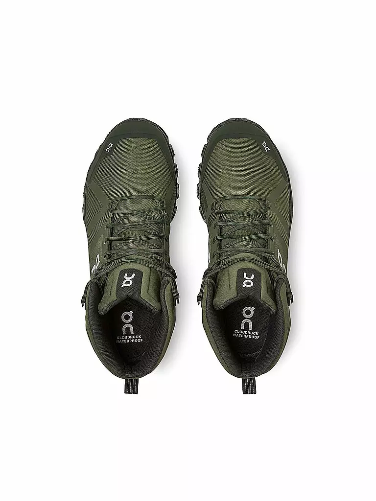 ON | Herren Wanderschuhe Cloudrock Waterproof Jungle Fir | olive