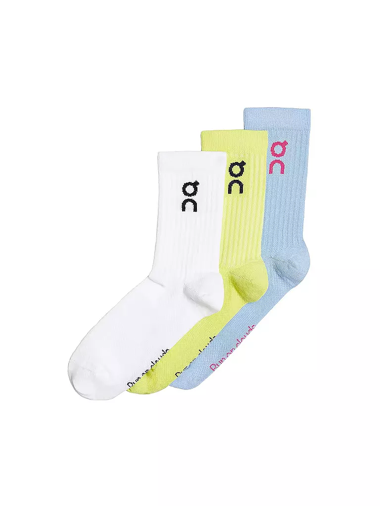 ON | Laufsocken Logo Sock 3-Pack | hellblau