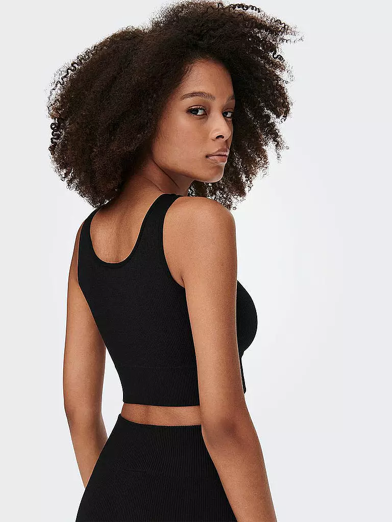 ONLY PLAY | Damen Crop Top Jaia | schwarz