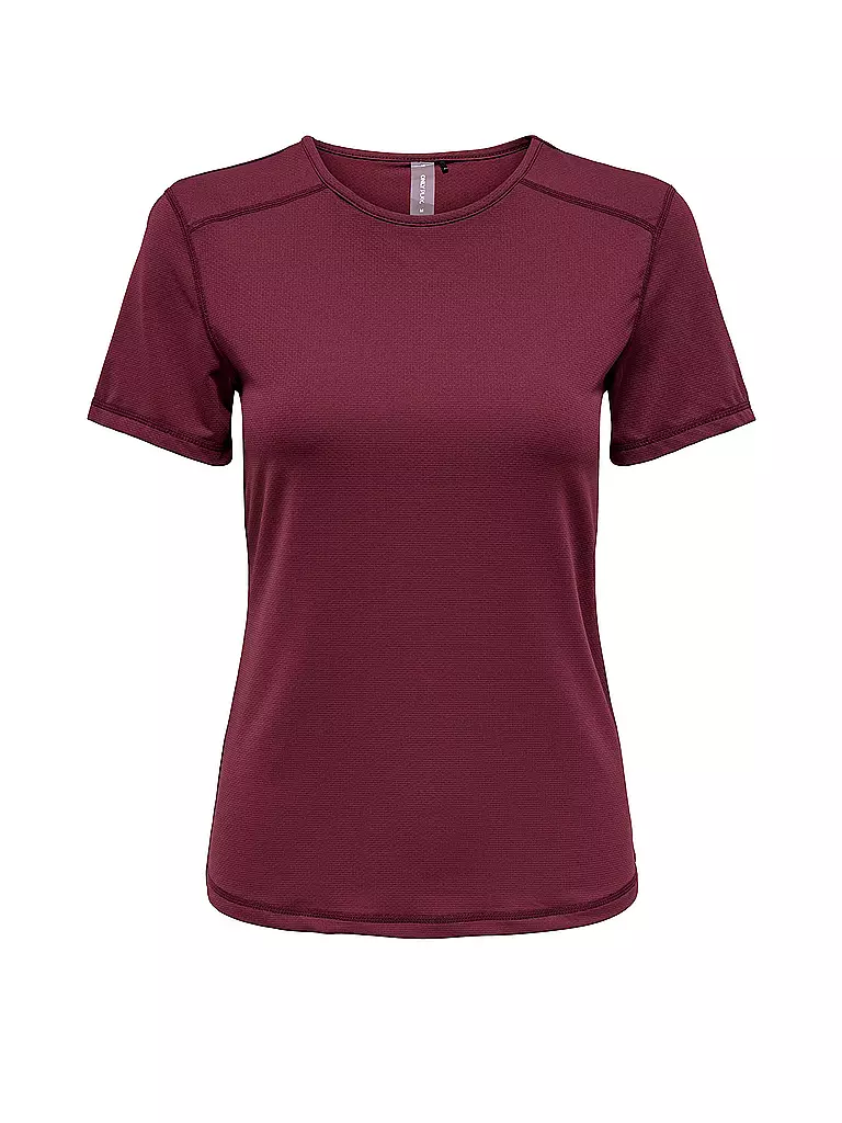 ONLY PLAY | Damen Fitnessshirt ONPMILA | dunkelrot