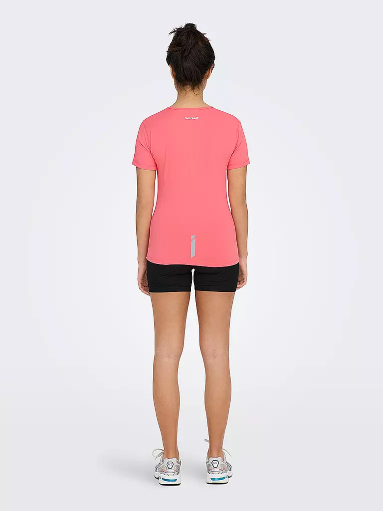 ONLY PLAY | Damen Fitnessshirt ONPMILA | koralle