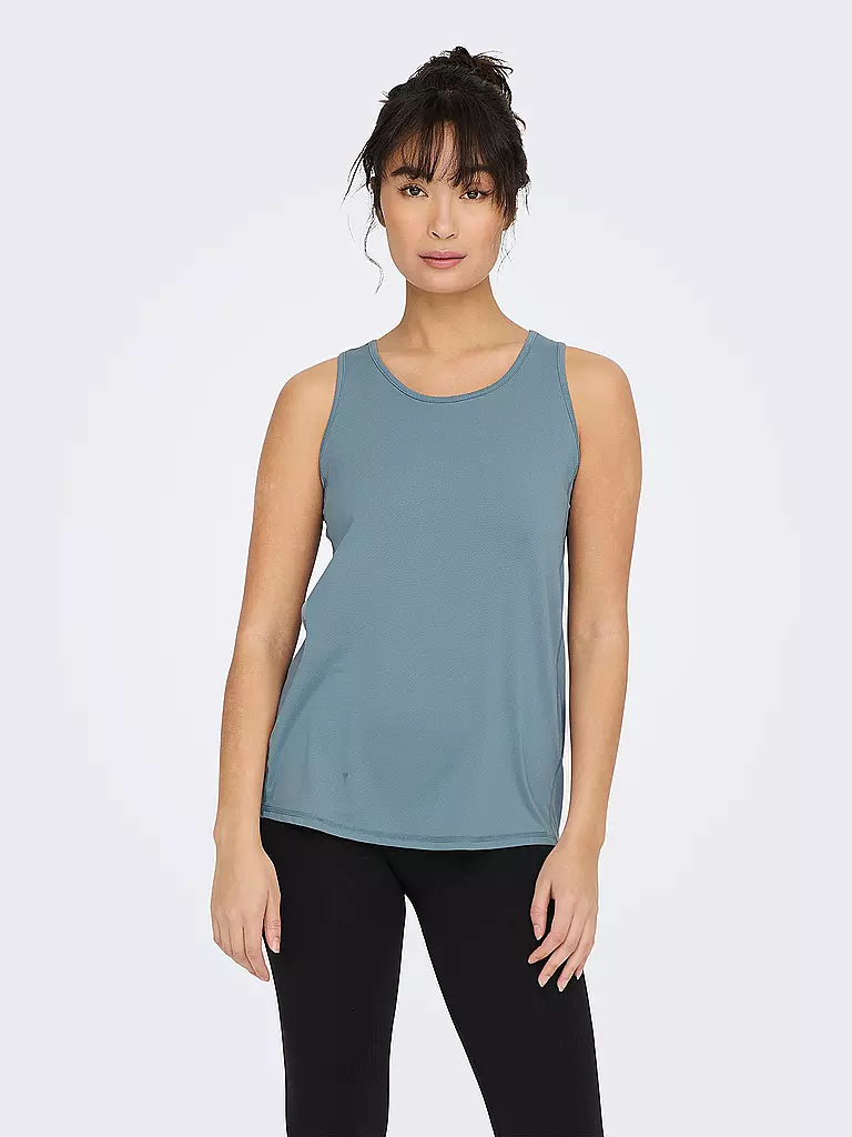 ONLY PLAY | Damen Fitnesstank ONPMILA | blau