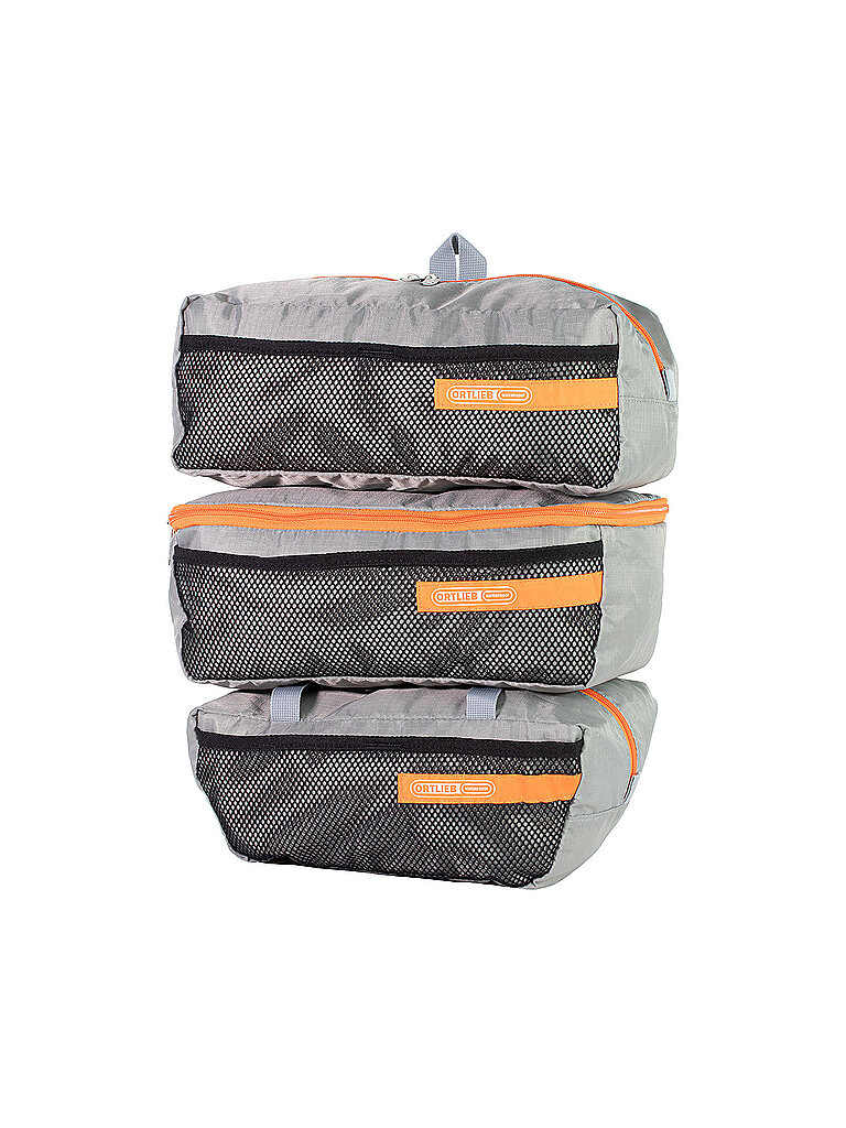 Packing Cubes for Panniers 3er Set hellgrau B