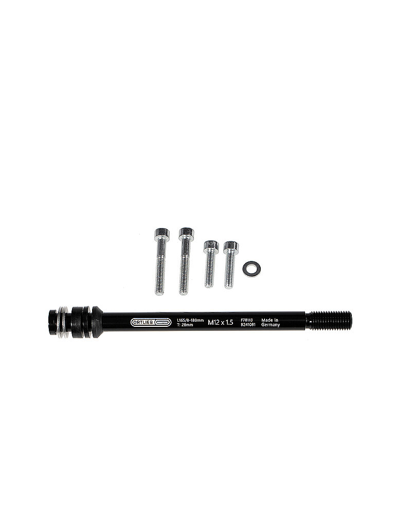 Adapter Steckachse Thru Axle M6 1,5mm schwarz B
