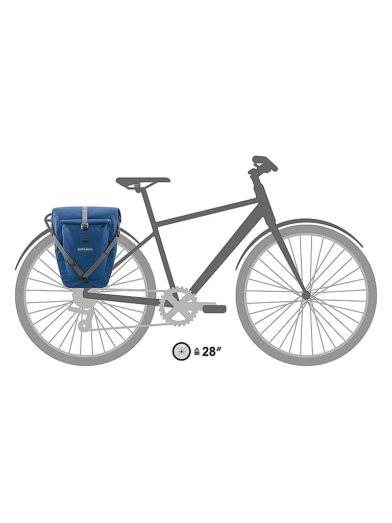 ORTLIEB Sacoche Back-Roller Plus 23L bleu