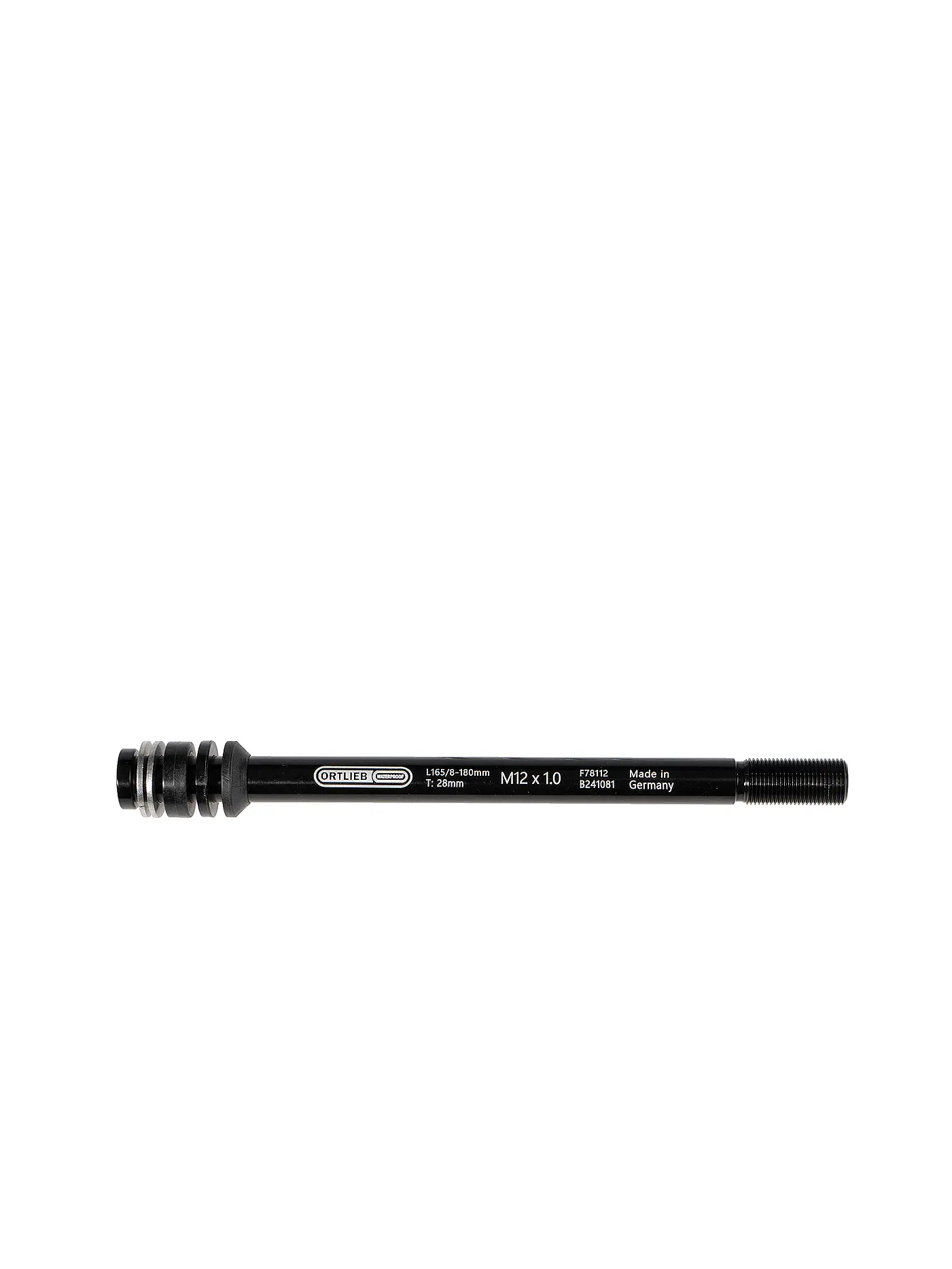 ORTLIEB | Adapter Steckachse Thru Axle M6 | schwarz