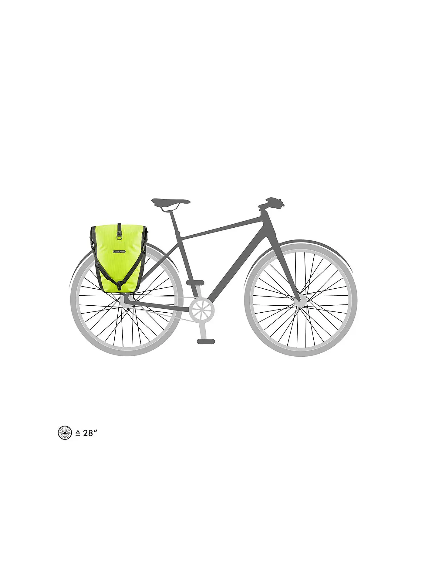 ORTLIEB | Fahrrad-Packtasche Back-Roller High Visibility QL2.1 20L | gelb