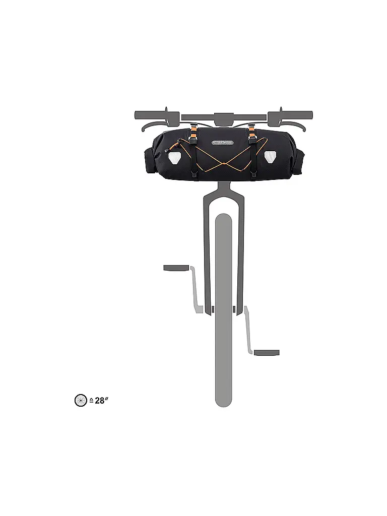 ORTLIEB | Packtasche Lenkertasche Handlebar-Pack Flex 15L | 