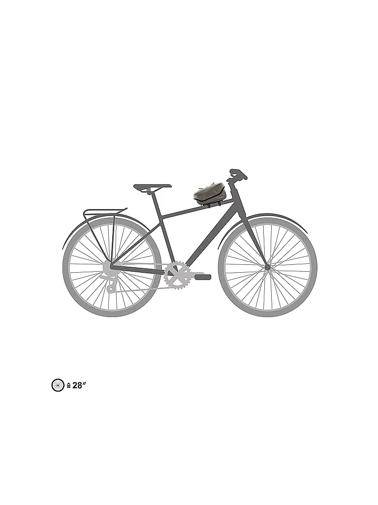 ORTLIEB | Packtasche Oberrohrtasche Toptube-Bag 1,5L | 