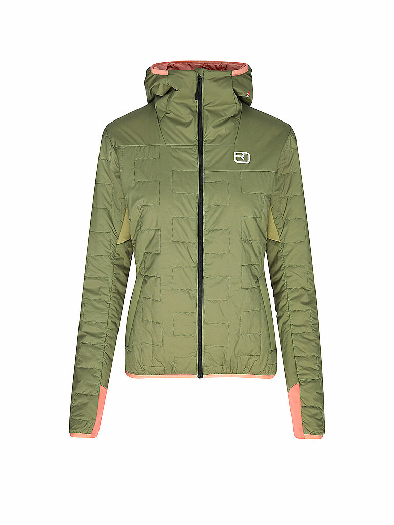 ORTOVOX Damen Touren Isojacke Piz Badus SW Hoodie olive | S