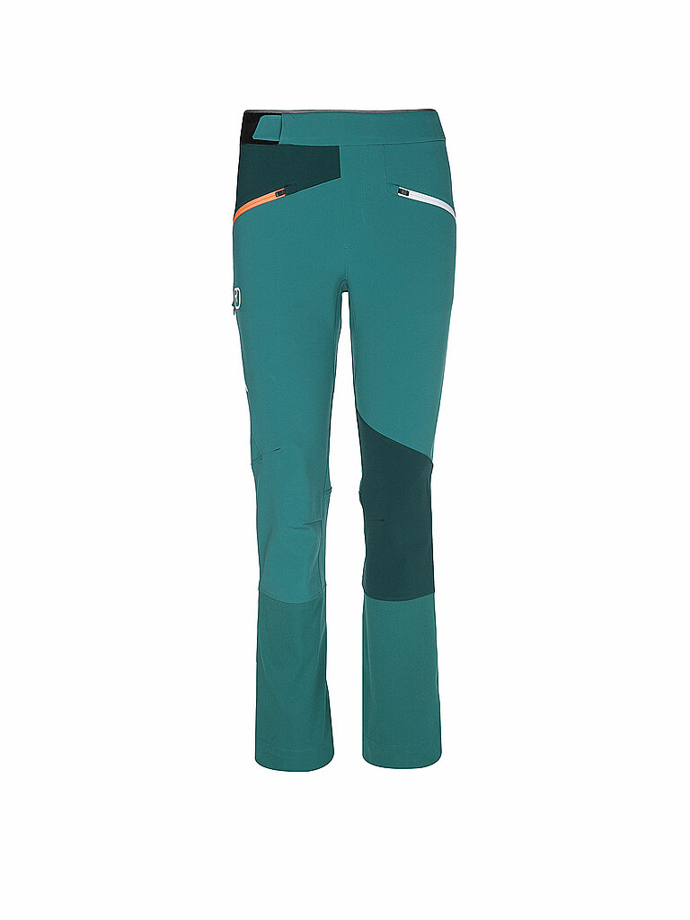 ORTOVOX Damen Touren Softshellhose Col Becchei petrol | XS