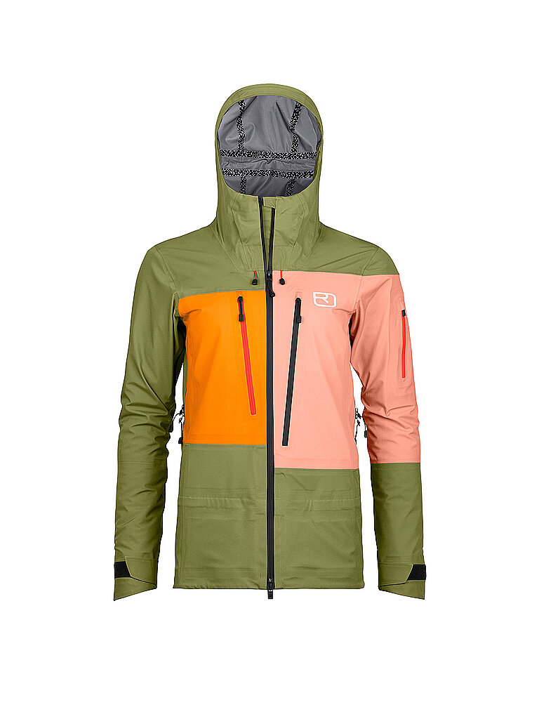 ORTOVOX Damen Tourenjacke Deep Shell 3L olive | S