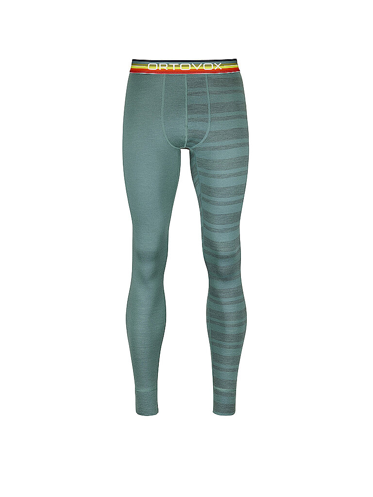 Ortovox Unterziehhose Rock'n'Wool Merinowolle Gruen