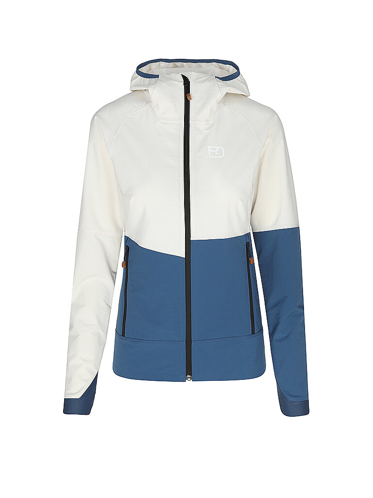 Ortovox Hoodie Merino Softshell Jacke Weiss