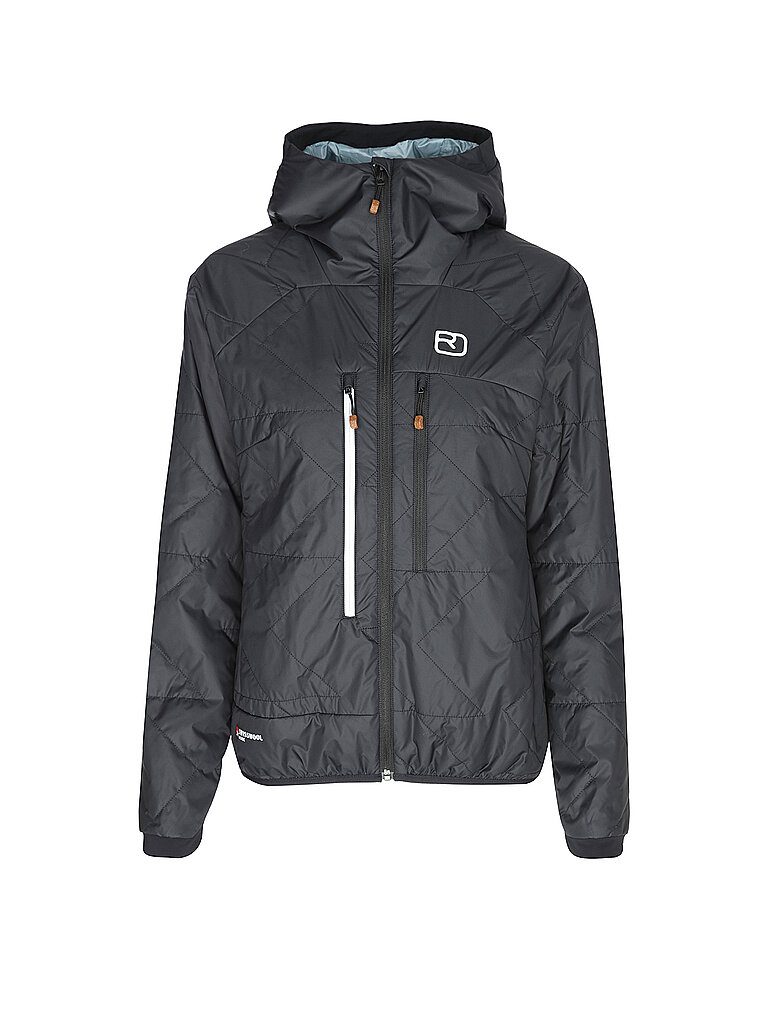 Ortovox Isojacke Piz Boé Swisswool Hoodie Schwarz