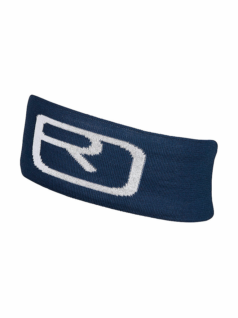 Ortovox Stirnband Merinowolle Dunkelblau