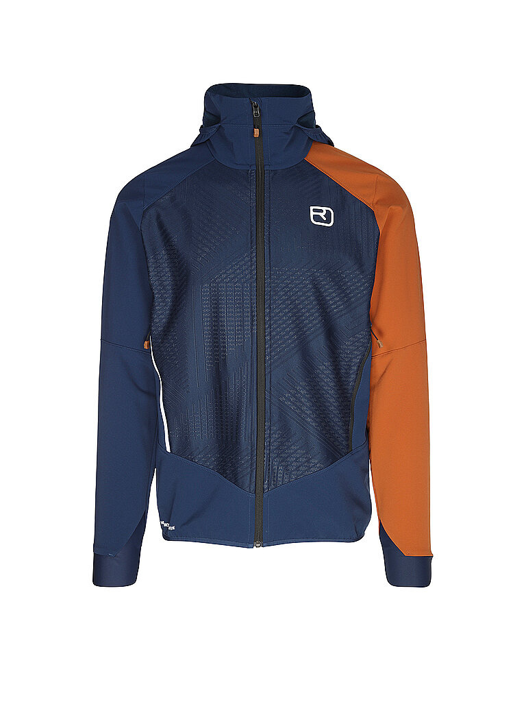 ORTOVOX Herren Touren Softshelljacke Col Becchei Hoodie dunkelblau | S