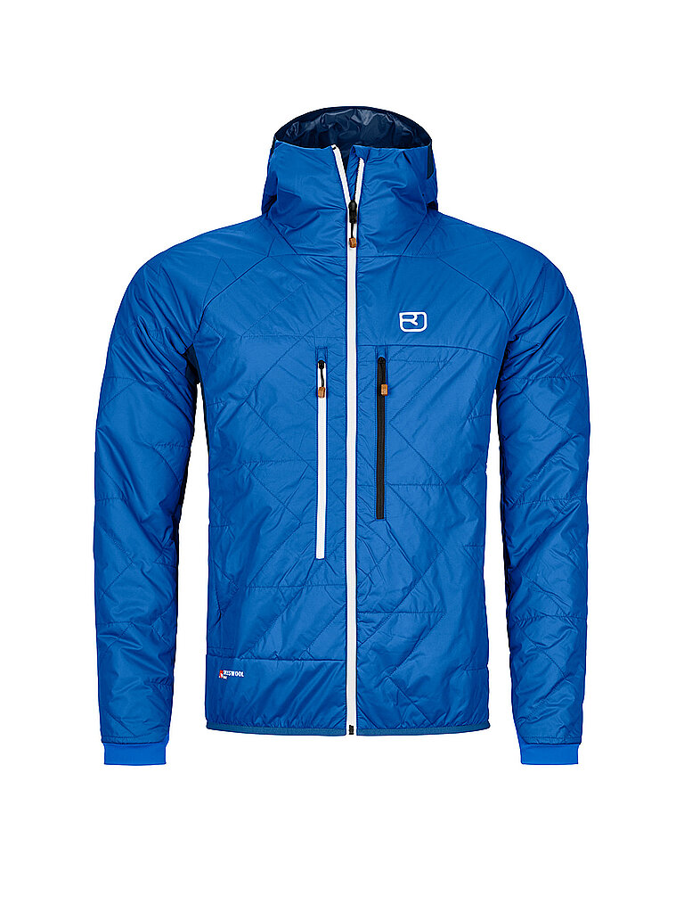ORTOVOX Herren Isojacke Piz Boé Swisswool blau | S