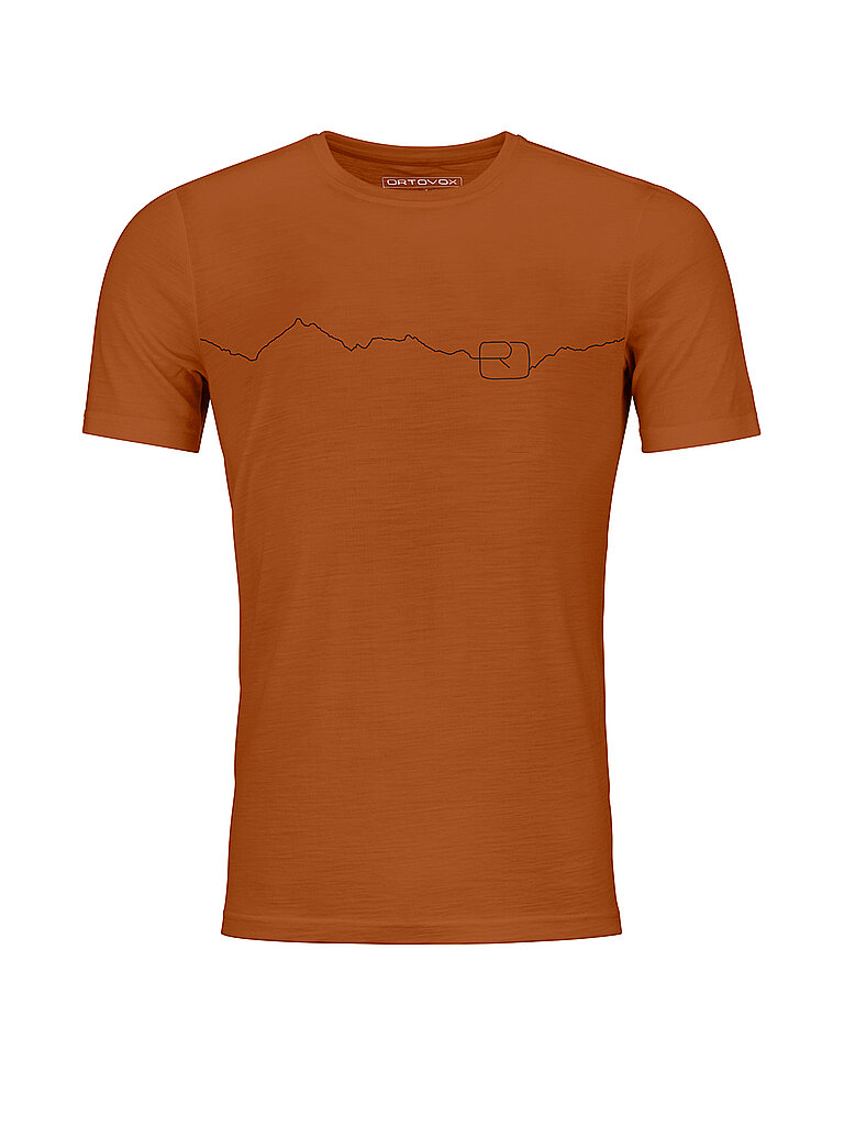 Ortovox Funktionsshirt Cool Mountain MERINO TENCEL Braun