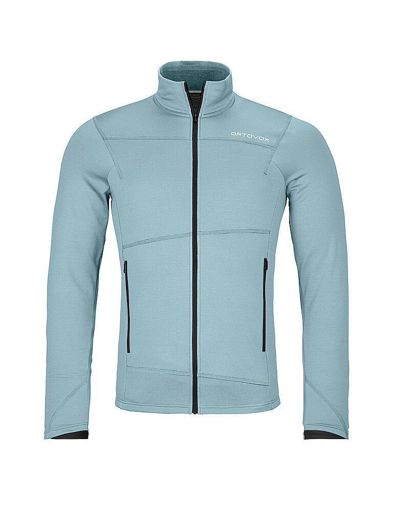 Ortovox Jacke Fleece Light Merino Hellblau