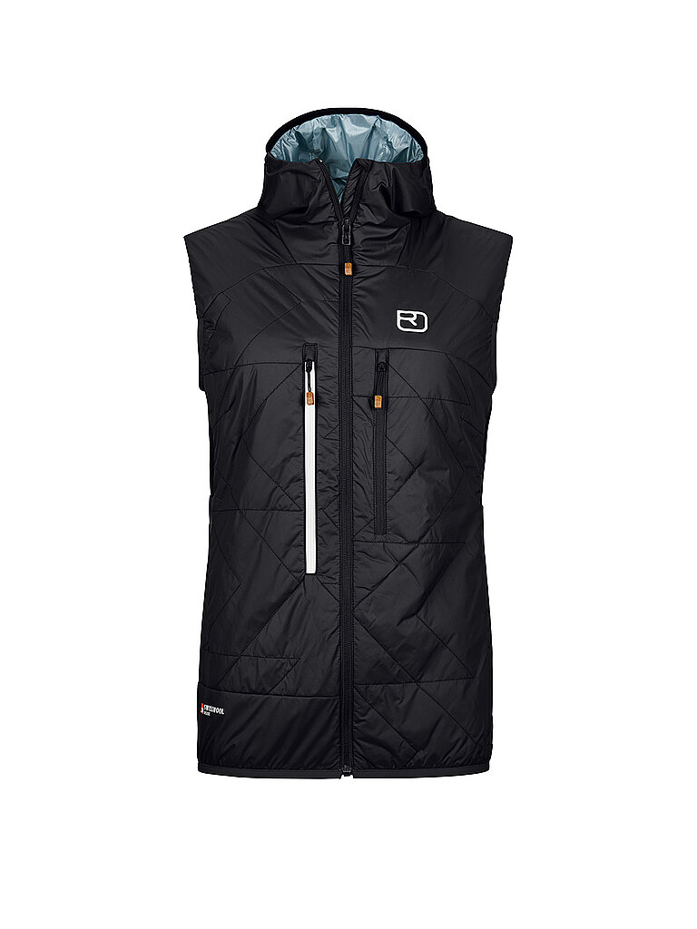 Ortovox Isoweste Swisswool Piz Boè Hoodie Schwarz