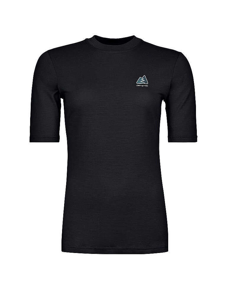 Ortovox Sportshirt MTN Hug Merino Schwarz
