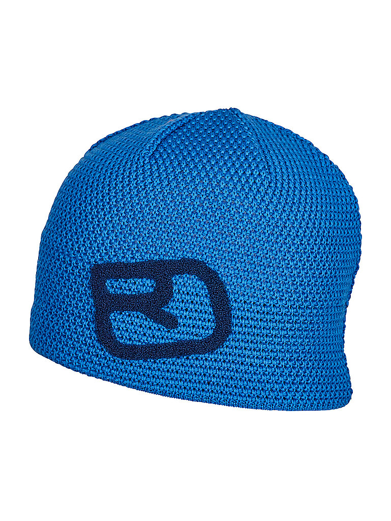 Ortovox Mütze Beanie Merinowolle Blau