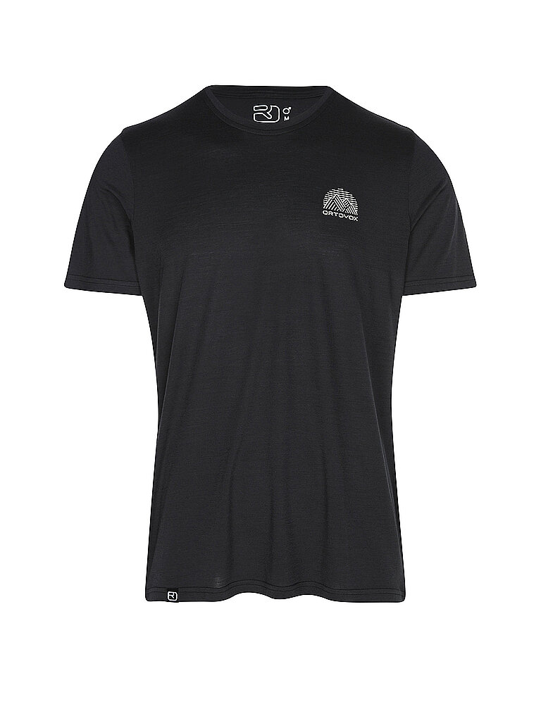Ortovox Funktionsshirt MTN-STRIPE MERINO COOL TEC Schwarz