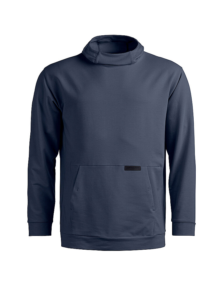 Ortovox Funktionssweater Affinity Hoodie Merinowolle-Polyester Dunkelblau