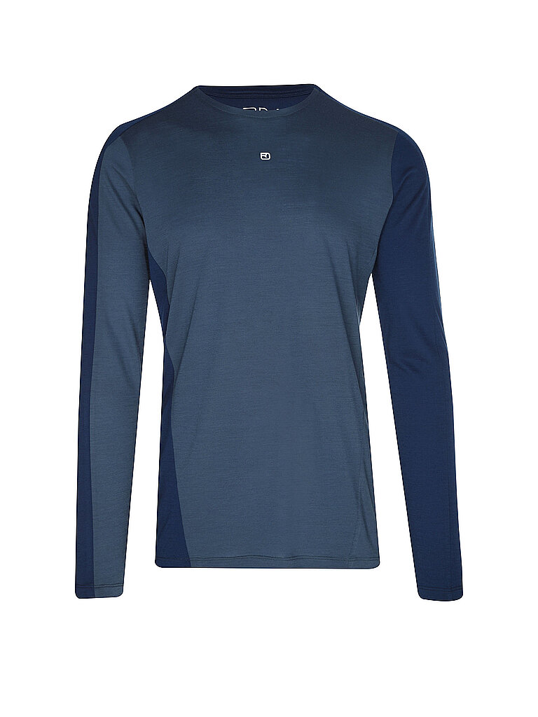 Ortovox Funktionsshirt Fast Upward 120 Cool Schurwolle Lyocell Polyamid Dunkelblau