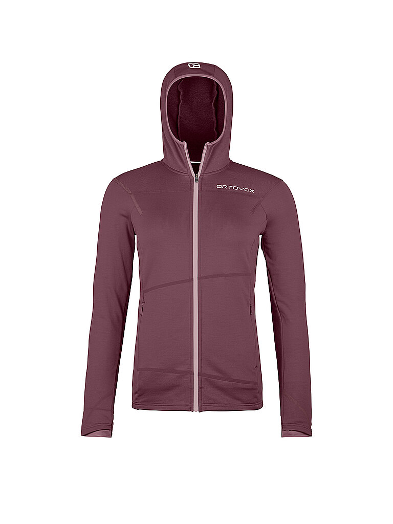 Ortovox Fleecejacke Light Hoodie Polyester-Merino kupfer
