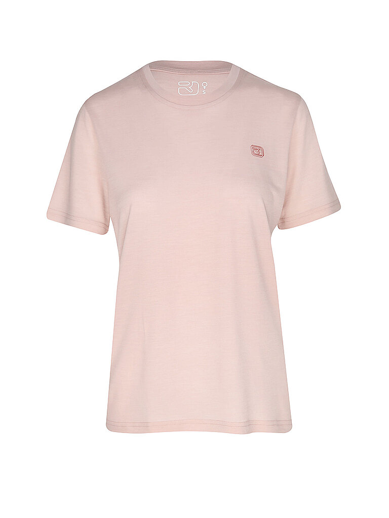 Ortovox Funktionsshirt Cool Logo Staple Merino-Tencel Rosa