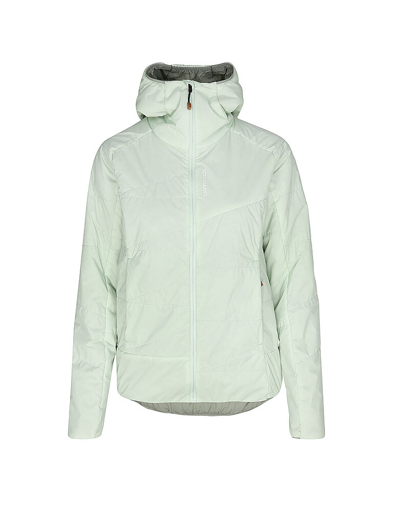 ORTOVOX Damen Touren Isojacke Piz Duan SW Hoodie hellgrün | S