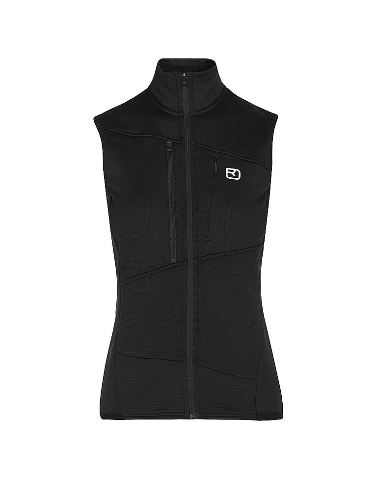 Ortovox Fleeceweste Grid Merino Fleece Grid Schwarz