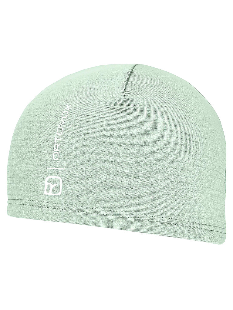 Mütze Fleece Grid hellgrün B