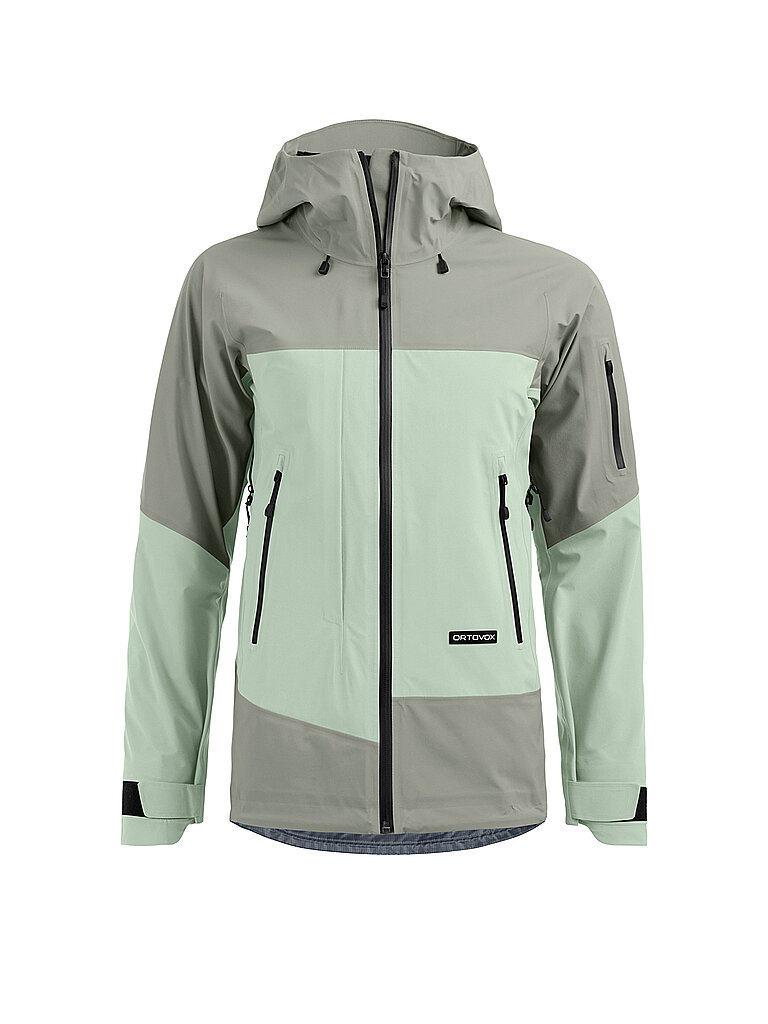 ORTOVOX Damen Tourenjacke Ortler GTX Hoodie hellgrün | M