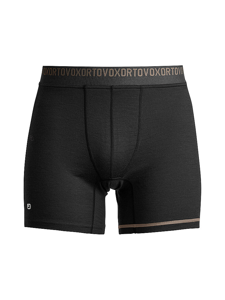 ORTOVOX Herren Boxer Rock'n'Wool 185 schwarz | S