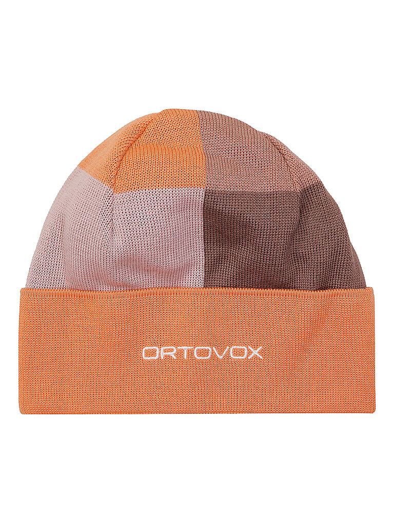 ORTOVOX Mütze Patchwork orange