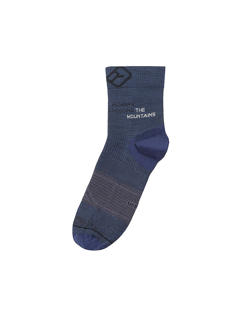 Ortovox Socken Alpine Light Quarter Merino Blau