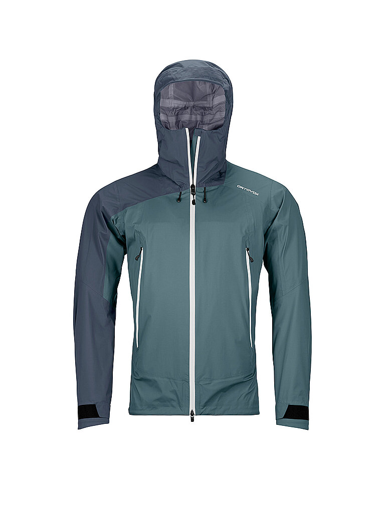 Herren Wanderjacke Westalpen 3L Light Hoodie petrol M M