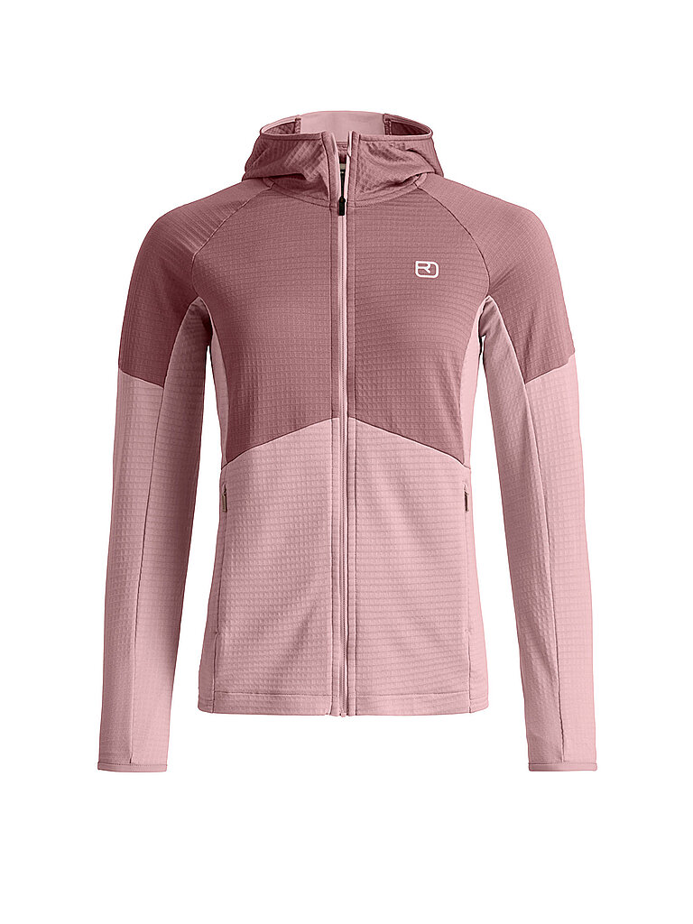 Damen Fleecejacke Light Grid rosa S W