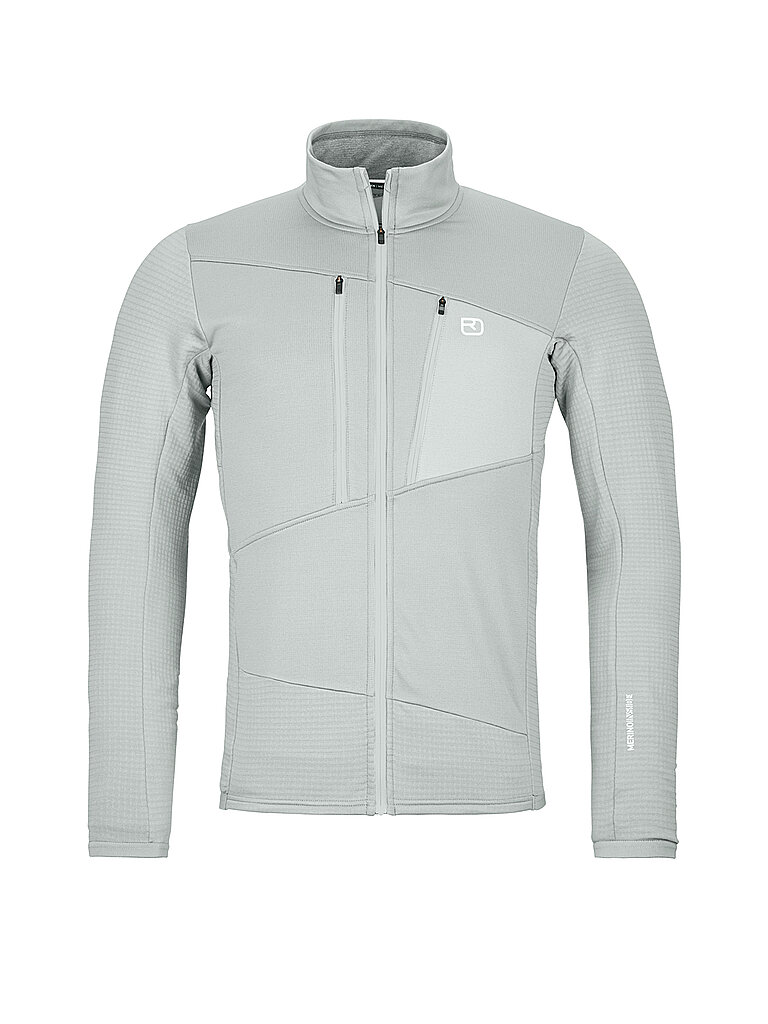 ORTOVOX Herren Fleecejacke Grid hellgrau | L