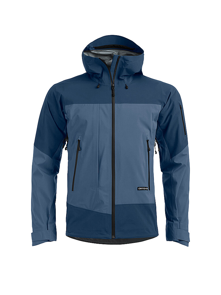 ORTOVOX Herren Tourenjacke Ortler GTX 3L Hoodie blau | XL