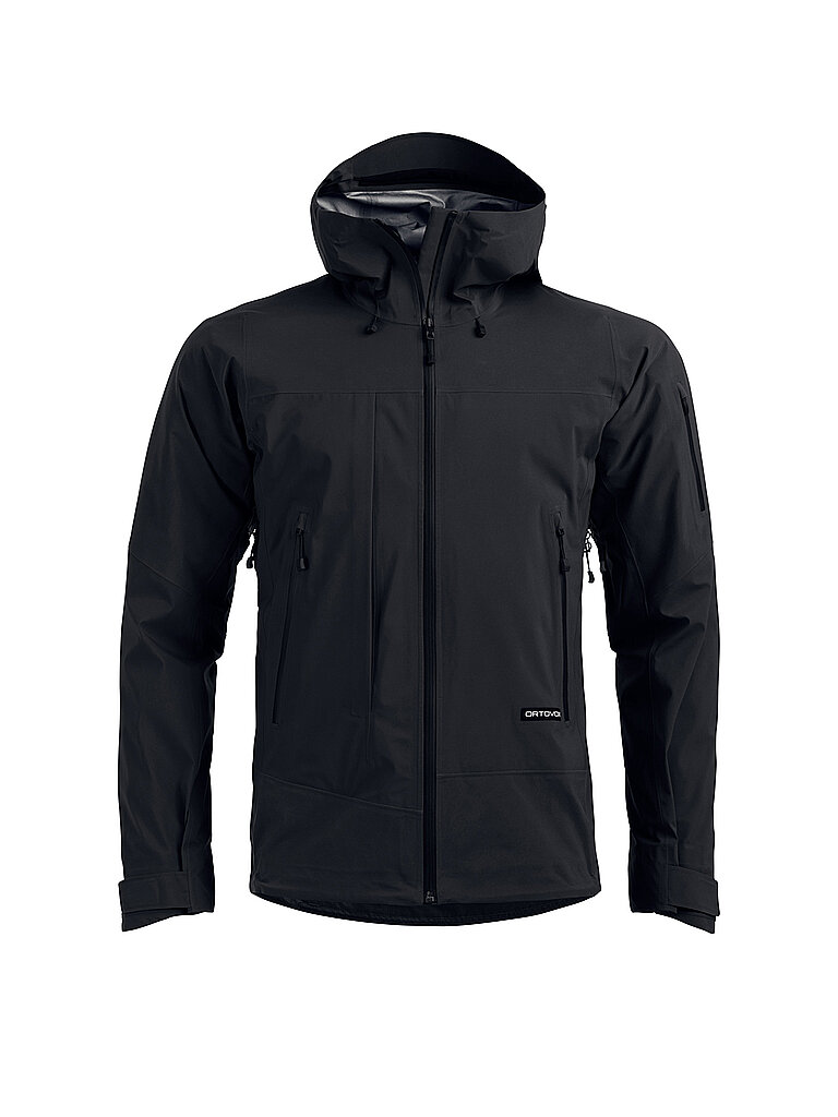 ORTOVOX Herren Tourenjacke Ortler GTX 3L Hoodie schwarz | M