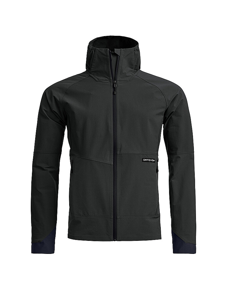 ORTOVOX Herren Softshelljacke Venet Hoodie schwarz | S
