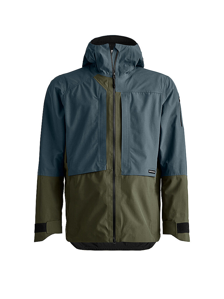 ORTOVOX Herren Tourenjacke Ravine Plus 3L Hoodie petrol | M