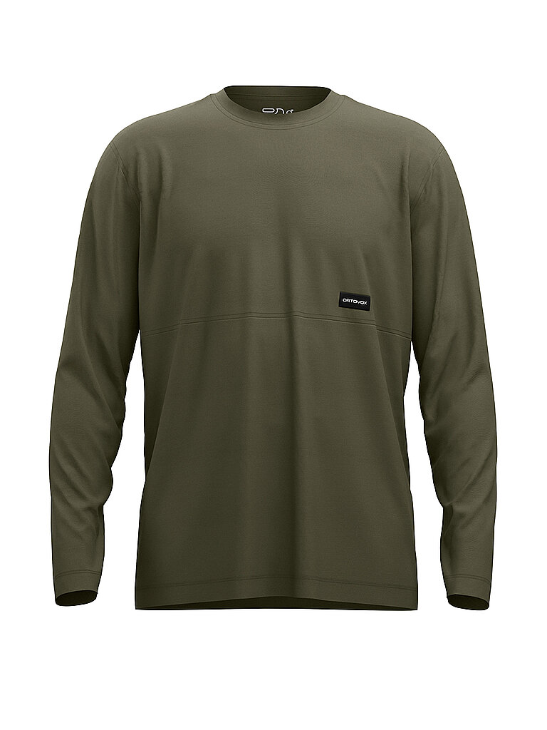 ORTOVOX Herren Funktionsshirt 185 Merino Patch olive | S