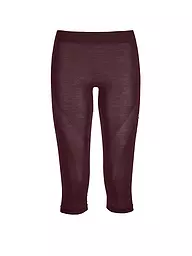 ORTOVOX | Damen 3/4 Funktionshose 120 Comp Light | dunkelrot