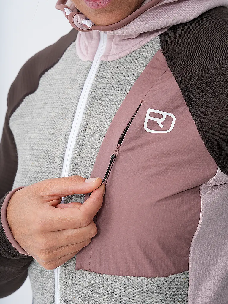 ORTOVOX | Damen Fleecejacke Classic Knit Hoodie | 
